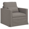 Ensemble de Canapés 2 pcs Taupe 198 x 78 x 80 cm tissu 580716580716