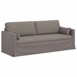 Ensemble de Canapés 2 pcs Taupe 198 x 78 x 80 cm tissu 580716580716