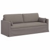 Ensemble de Canapés 2 pcs Taupe 198 x 78 x 80 cm tissu 580716580716