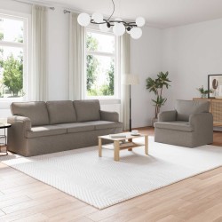 Ensemble de Canapés 2 pcs Taupe 201 x 80 x 85 cm tissu 580717580717