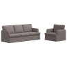 Ensemble de Canapés 2 pcs Taupe 201 x 80 x 85 cm tissu 580717580717