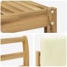 Ensemble de canapés d'extérieur 5 pcs Blanc et crème Polyester 580727580727