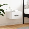 Table de chevet murale blanc 35x35x20 cm 580737580737