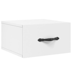 Table de chevet murale blanc 35x35x20 cm 580737580737