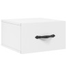 Table de chevet murale blanc 35x35x20 cm 580737580737