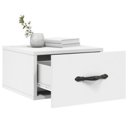 Table de chevet murale blanc 35x35x20 cm 580737580737