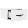 Table de chevet murale blanc 35x35x20 cm 580737580737