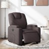 Fauteuil inclinable électrique Marron foncé Tissu 580739580739