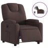 Fauteuil inclinable électrique Marron foncé Tissu 580739580739
