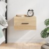 Table de chevet murale chêne sonoma 35x35x20 cm 580740580740