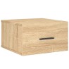 Table de chevet murale chêne sonoma 35x35x20 cm 580740580740
