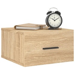 Table de chevet murale chêne sonoma 35x35x20 cm 580740580740