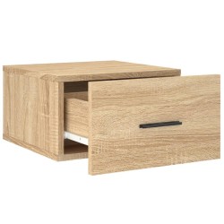 Table de chevet murale chêne sonoma 35x35x20 cm 580740580740
