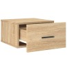 Table de chevet murale chêne sonoma 35x35x20 cm 580740580740