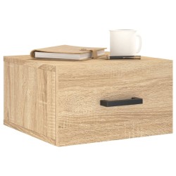 Table de chevet murale chêne sonoma 35x35x20 cm 580742580742