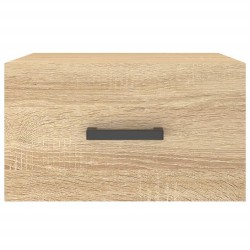 Table de chevet murale chêne sonoma 35x35x20 cm 580742580742