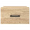 Table de chevet murale chêne sonoma 35x35x20 cm 580742580742