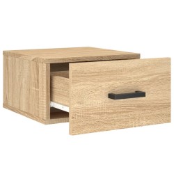 Table de chevet murale chêne sonoma 35x35x20 cm 580742580742