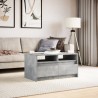 Table basse avec lumières LED gris béton bois d'ingénierie 580743580743