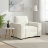 Fauteuil/canapé crème 100x78x84 cm velours 580745580745