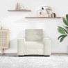 Fauteuil/canapé crème 100x78x84 cm velours 580745580745