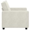 Fauteuil/canapé crème 100x78x84 cm velours 580745580745