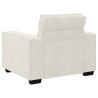 Fauteuil/canapé crème 100x78x84 cm velours 580745580745