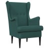Fauteuil Vert foncé Tissu 580747580747