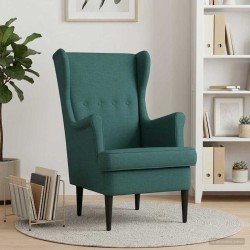 Fauteuil Vert foncé Tissu 580747580747