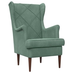 Fauteuil Vert Mer Velours 580749580749