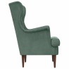 Fauteuil Vert Mer Velours 580749580749