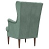 Fauteuil Vert Mer Velours 580749580749