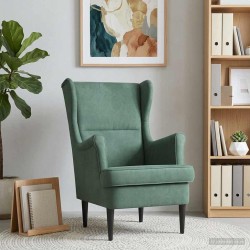 Fauteuil Vert Mer Velours 580750580750