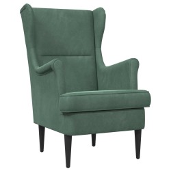 Fauteuil Vert Mer Velours 580750580750