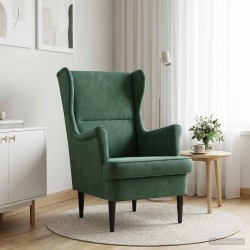 Fauteuil Vert Mer Velours 580750580750