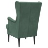 Fauteuil Vert Mer Velours 580750580750
