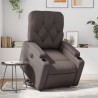 Fauteuil inclinable électrique marron similicuir 580751580751