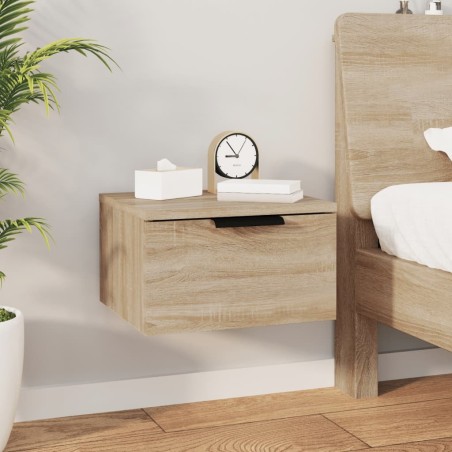 Table de chevet murale Chêne sonoma 34x30x20 cm 580752580752