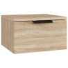 Table de chevet murale Chêne sonoma 34x30x20 cm 580752580752