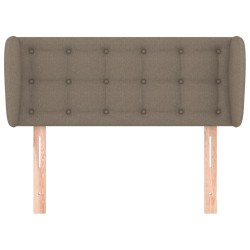  Tête de lit avec oreilles Taupe 93x23x78/88 cm Tissu 