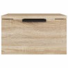 Table de chevet murale Chêne sonoma 34x30x20 cm 580752580752