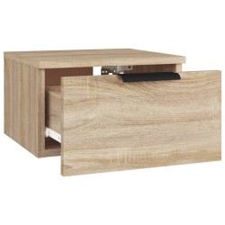 Table de chevet murale Chêne sonoma 34x30x20 cm 580752580752