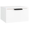 Table de chevet murale blanc 34x30x20 cm 580755580755