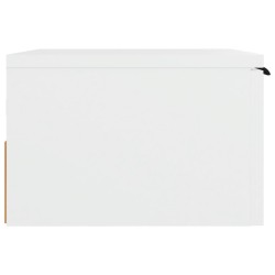 Table de chevet murale blanc 34x30x20 cm 580755580755