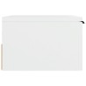 Table de chevet murale blanc 34x30x20 cm 580755580755