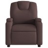 Fauteuil inclinable Marron foncé Tissu 580756580756