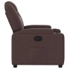 Fauteuil inclinable Marron foncé Tissu 580756580756