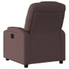 Fauteuil inclinable Marron foncé Tissu 580756580756