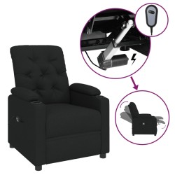 Fauteuil inclinable électrique Noir Tissu 580758580758