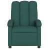 Fauteuil inclinable de massage vert foncé tissu 580759580759